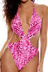 Luli Fama Wild Thing Deep V Monokini